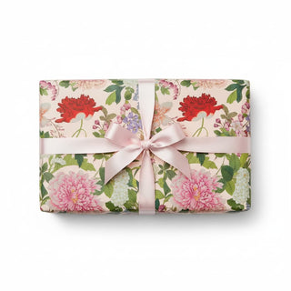 Caspari A Profusion Of Flowers Shell Pink Gift Wrap 101550RC