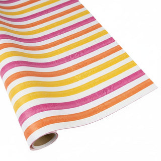 Caspari Cafe Stripe Warm Gift Wrap 10156RC