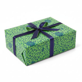 Caspari Indigo Garden Green/Blue Gift Wrap 101580RC