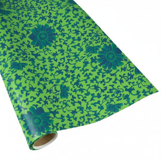 Caspari Indigo Garden Green/Blue Gift Wrap 101580RC