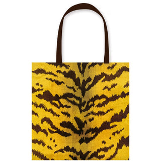 Caspari Tigre Golden Small Square Gift Bag - 5.75"L x 2.5" W x 5.75"H - includes 1 bag 10161B1.5