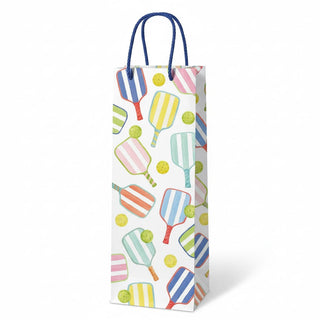 Caspari Pickleball Bottle Bag 5"L x 3.5"W x 13"H - includes 1 bag 10162B4