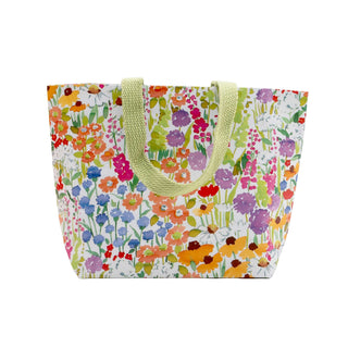 Caspari Primavera Small Tote Gift Bag - 8.5"L x 5.75"H x 2.5"W - includes 1 bag 10169B11