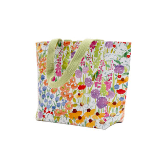 Caspari Primavera Small Tote Gift Bag - 8.5"L x 5.75"H x 2.5"W - includes 1 bag 10169B11