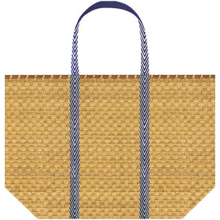 Caspari Basket Bag Small Tote Gift Bag - 8.5"L x 5.75"H x 2.5"W - includes 1 bag 10170B11