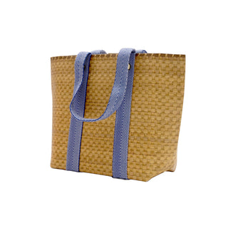 Caspari Basket Bag Small Tote Gift Bag - 8.5"L x 5.75"H x 2.5"W - includes 1 bag 10170B11