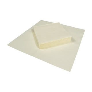 Paper Linen Ivory Napkin Solid Airlaid Cocktail-15 In