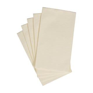 Paper Linen Ivory Guest Towels Solid Airlaid - 12 In