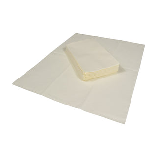Paper Linen Ivory Guest Towels Solid Airlaid - 12 In