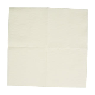 Caspari Paper Linen Ivory Napkin Solid Airlaid Cocktail-15 In 101CG