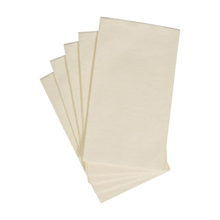 Caspari Paper Linen Ivory Guest Towels Solid Airlaid - 12 In 101GG