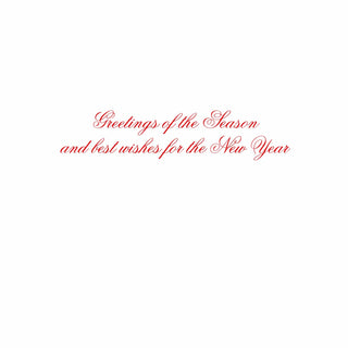 Caspari Winter Fruit Wreath Petite Boxed Christmas Cards - includes 15 cards & envelopes 102002