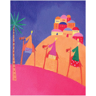 Caspari Kings on Camels Petite Boxed Christmas Cards - includes 15 cards & envelopes 102032