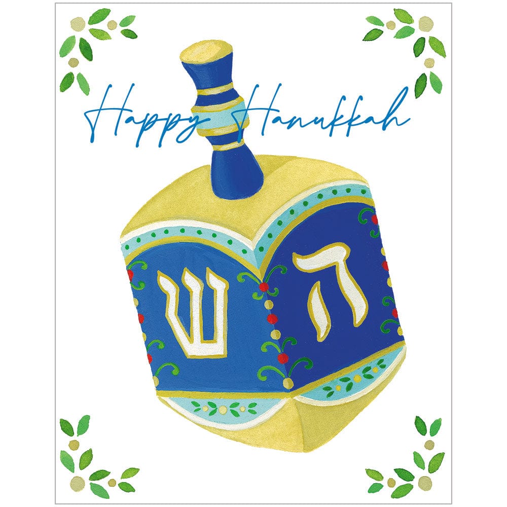 Happy Hanukkah Dreidel - Boxed Hanukkah Cards - 15 Cards Happy Hanukkah Dreidel - Boxed Hanukkah Cards - 15 Cards