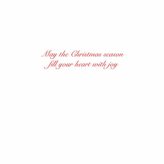 Caspari Open Front Door Boxed Christmas Cards - 16 Cards & 16 Envelopes 102219