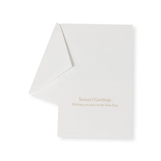 Caspari Peace And Dove Calligraphy Mini Boxed Christmas Cards - 16 Christmas Cards & 16 Envelopes 103017