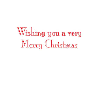 Caspari Topiaries With Red Ribbon Small Boxed Christmas Cards - includes 15 cards & envelopes 103103