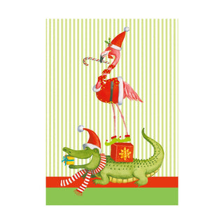 Caspari Zooey Christmas Small Boxed Christmas Cards - includes 15 cards & envelopes 103116