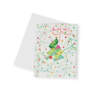 Caspari Pop Christmas Boxed Christmas Cards - 16 Christmas Cards & 16 Envelopes 103209