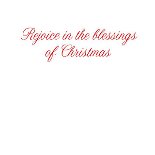 Caspari Angel In Red Dress With Trumpet Boxed Christmas Cards - 16 Christmas Cards & 16 Envelopes 103211