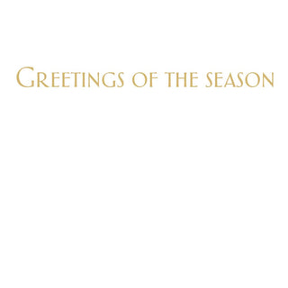 Caspari Snowy Tree In The Night Classic Boxed Christmas Cards - includes 15 cards & envelopes 103222