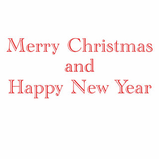 Caspari Evergreen Wreath with Red Ribbon Foil Classic Boxed Christmas Cards - includes 10 cards & envelopes 103232