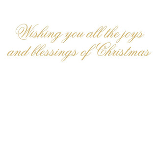 Caspari Angel Christmas Tree Large Boxed Christmas Cards - 16 Christmas Cards & 16 Envelopes 103307