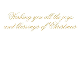 Caspari Angel Christmas Tree Large Boxed Christmas Cards - includes 15 cards & envelopes 103307