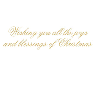 Caspari Angel Christmas Tree Large Boxed Christmas Cards - includes 15 cards & envelopes 103307
