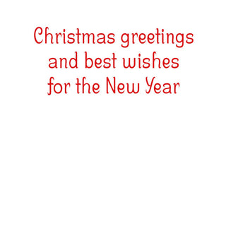 Caspari Alpine Santa And Reindeer Large Boxed Christmas Cards - 16 Christmas Cards & 16 Envelopes 103311
