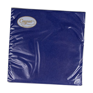 Paper Linen Navy Blue Napkin Solid Airlaid Cocktail-15 In