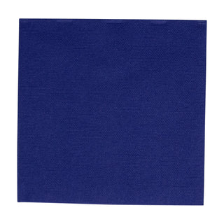 Caspari Paper Linen Navy Blue Napkin Solid Airlaid Cocktail-15 In 103CG