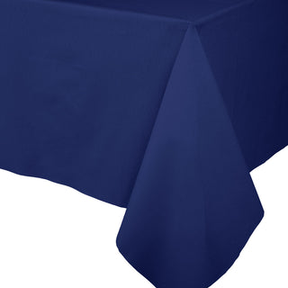 Caspari Paper Linen Navy Blue Solid Airlaid Tablecover 5.2'X8.2 103TCL