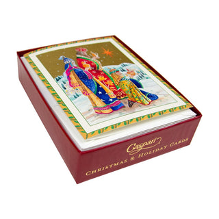 Caspari Three Wise Men Petite Boxed Christmas Cards - includes 15 cards & envelopes 104003