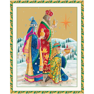 Caspari Three Wise Men Petite Boxed Christmas Cards - includes 15 cards & envelopes 104003