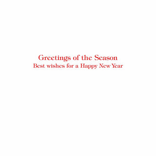 Caspari Holly Sprig Petite Boxed Christmas Cards - includes 15 cards & envelopes 104005