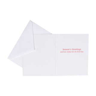 Caspari Chickadees And Berry Branches A-Size Boxed Christmas Cards - 15 Cards And Envelopes 104007