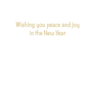 Caspari Peace Dove With Holly Branch B-Size Boxed Christmas Cards - 15 Cards And Envelopes 104103