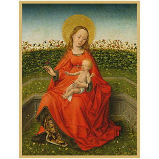 Caspari Maria Of The Rose Bush Large Boxed Christmas Cards  - includes 15 Boxed Christmas Cards & Envelopes 104301