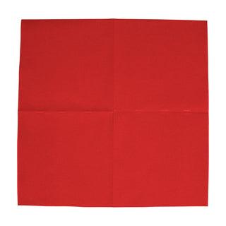 Paper Linen Red Napkin Solid Airlaid Cocktail-15 In