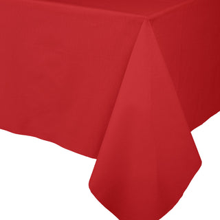 Caspari Paper Linen Red Solid Airlaid Tablecover 5.2'X8.2 104TCL