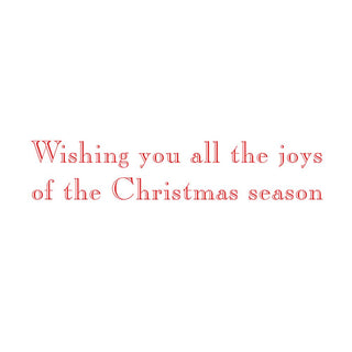 Caspari Greenery And Berry Wreath With Bow Petite Boxed Christmas Cards - includes 15 cards & envelopes 105004