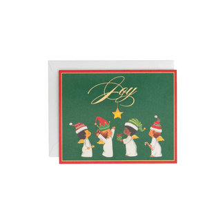 Caspari Joyous Baby Angels Petite Boxed Christmas Cards - includes 15 cards & envelopes 105006