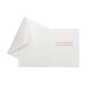 Caspari Modern Painted Ornaments Petite Boxed Christmas Cards - includes 15 cards & envelopes 105007