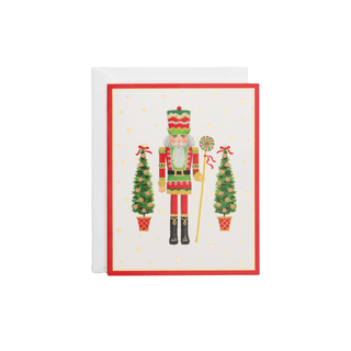 Caspari Lollipop Nutcracker Petite Boxed Christmas Cards - includes 15 cards & envelopes 105011