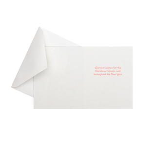 Caspari Santa With Dogs Petite Boxed Christmas Cards - includes 15 cards & envelopes 105012