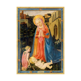 Caspari Madonna And Child With Saint John Small Boxed Christmas Cards - includes 15 cards & envelopes 105101