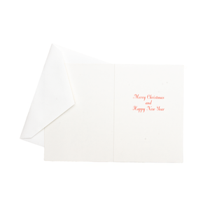 Shining Christmas Tree Small Boxed Christmas Cards - includes 15 cards & envelopes