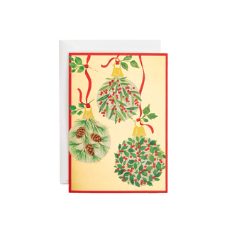 Botanical Ornaments Small Boxed Christmas Cards - includes 15 cards & envelopes