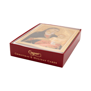 Caspari Virgin And Child Classic Boxed Christmas Cards - includes 15 cards & envelopes 105202